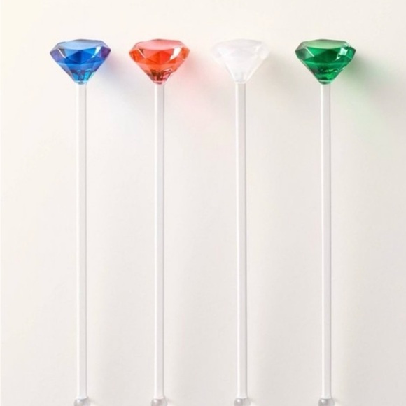 Kate Spade x Target Acrylic Highball
Drinkware & Gem Stir Sticks Set of 4 NWT - Picture 3 of 13